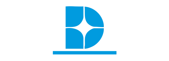 Blaues Icon zeigt Displayce-Logo.