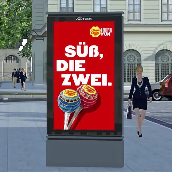 Creative Studio mit Beispiel für Créaction-Angebot.